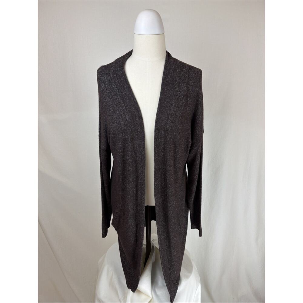 NWT Soya Concept Biara Brown Long Open Drop Shoulder Cardigan Sweater SM#0721